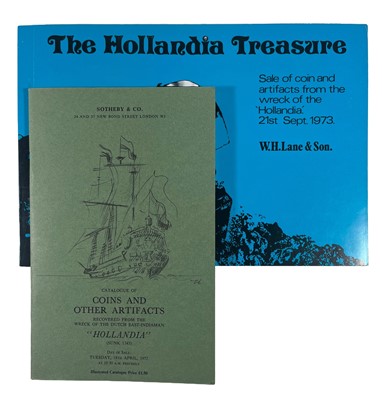 Lot 9 - HOLLANDIA SALVAGE SALE CATALOGUES SIGNED BY THE LEAD DIVER REX COWAN, 1972