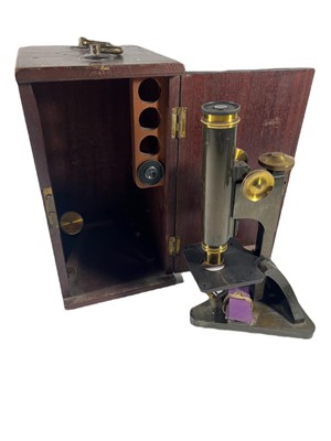 Lot 88 - A LATE 19TH CENTURY MONOCULAR MICROSCOPE BY R. & J. BECK LTD, LONDON