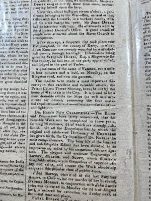Lot 102 - A COPY OF THE GLOBE REPORTING H.M.S. 'JAVA' DESTROYED BY THE U.S.S. 'CONSTITUTION'