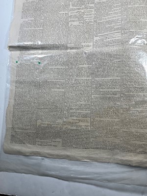 Lot 71 - A COPY OF CALEDONIAN MERCURY REPORTING THE NAPOLEONIC WARS: CAPRI CAPITULATES TO THE BRITISH