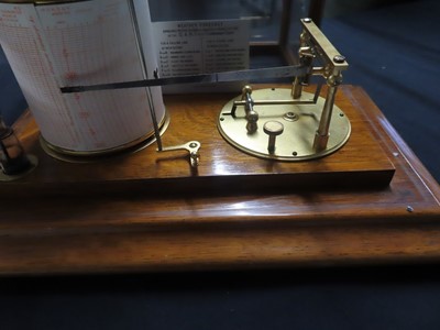 Lot 162 - A WEATHER FORECAST BAROGRAPH BY SHORT & MASON, CIRCA 1930