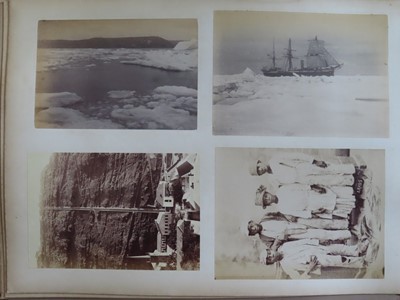 Lot 171 - AN INTERESTING PHOTOGRAPH ALBUM FROM H.M.S. 'CRESCENT' INCLUDING IMAGES TAKEN DURING THE CAPTAINCY OF H.R.H. DUKE OF YORK IN 1898