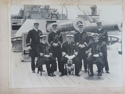 Lot 171 - AN INTERESTING PHOTOGRAPH ALBUM FROM H.M.S. 'CRESCENT' INCLUDING IMAGES TAKEN DURING THE CAPTAINCY OF H.R.H. DUKE OF YORK IN 1898