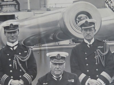 Lot 171 - AN INTERESTING PHOTOGRAPH ALBUM FROM H.M.S. 'CRESCENT' INCLUDING IMAGES TAKEN DURING THE CAPTAINCY OF H.R.H. DUKE OF YORK IN 1898
