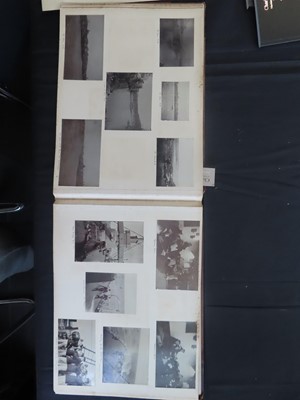 Lot 273 - A TOUR OF DUTY PHOTOGRAPH ALBUM FROM H.M. ARMOURED CRUISER CORNWALL 1912-1913