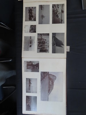 Lot 273 - A TOUR OF DUTY PHOTOGRAPH ALBUM FROM H.M. ARMOURED CRUISER CORNWALL 1912-1913