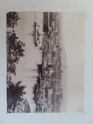 Lot 273 - A TOUR OF DUTY PHOTOGRAPH ALBUM FROM H.M. ARMOURED CRUISER CORNWALL 1912-1913