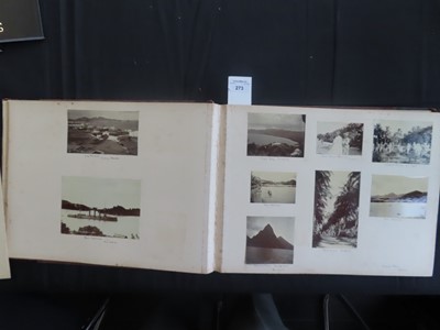 Lot 273 - A TOUR OF DUTY PHOTOGRAPH ALBUM FROM H.M. ARMOURED CRUISER CORNWALL 1912-1913