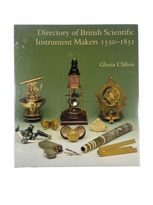 Lot 94 - 'DIRECTORY OF BRITISH SCIENTIFIC INSTRUMENT MAKERS, 1550-1851'
