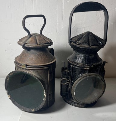 Lot 147 - TWO RAILWAY LAMPS, CIRCA 1940