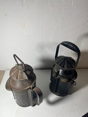 Lot 147 - TWO RAILWAY LAMPS, CIRCA 1940