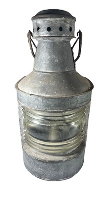 Lot 47 - A MASTHEAD LAMP, 20TH CENTURY