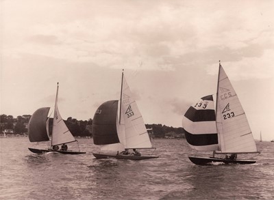 Lot 32 - A SET OF PHOTOGRAPHS FROM THE COWES REGATTA, 1962