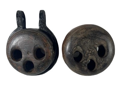 Lot 33 - TWO 19TH CENTURY DEADEYES