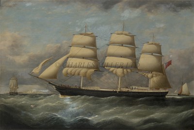 Lot 40 - G. DELL (BRITISH, 19TH CENTURY) - Clipper Ship 'South Australian' off Beachey Head