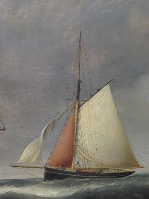 Lot 40 - G. DELL (BRITISH, 19TH CENTURY) - Clipper Ship 'South Australian' off Beachey Head