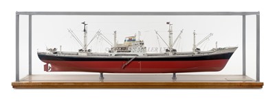 Lot 164 - A BUILDER'S MODEL FOR THE M.V. 'FINNAMORE VALLEY' BUILT BY ROYAL SCHELDE, FLUSHING, HOLLAND FOR MAVROLEAN BROS, 1961