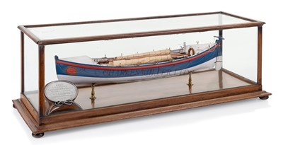 Lot 54 - AN RNLI PRESENTATION MODEL FOR A SELF-RIGHTING LIFEBOAT, 1865