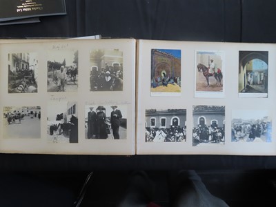 Lot 83 - PHOTOGRAPH ALBUM OF S.Y. 'SEMIRAMIS' R.Y.S. CRUISE, 1910