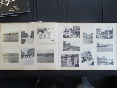 Lot 83 - PHOTOGRAPH ALBUM OF S.Y. 'SEMIRAMIS' R.Y.S. CRUISE, 1910