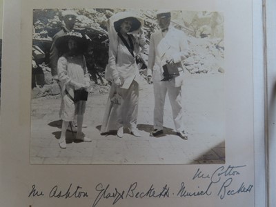Lot 83 - PHOTOGRAPH ALBUM OF S.Y. 'SEMIRAMIS' R.Y.S. CRUISE, 1910