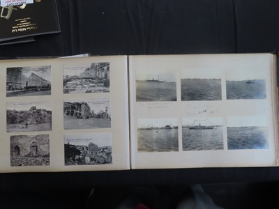 Lot 83 - PHOTOGRAPH ALBUM OF S.Y. 'SEMIRAMIS' R.Y.S. CRUISE, 1910