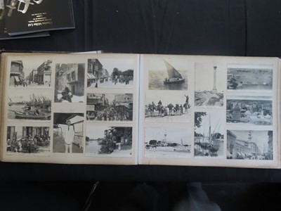 Lot 83 - PHOTOGRAPH ALBUM OF S.Y. 'SEMIRAMIS' R.Y.S. CRUISE, 1910