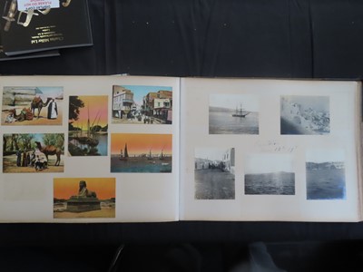 Lot 83 - PHOTOGRAPH ALBUM OF S.Y. 'SEMIRAMIS' R.Y.S. CRUISE, 1910