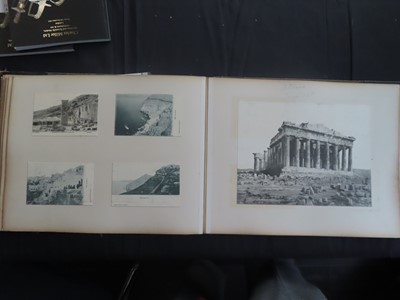 Lot 83 - PHOTOGRAPH ALBUM OF S.Y. 'SEMIRAMIS' R.Y.S. CRUISE, 1910