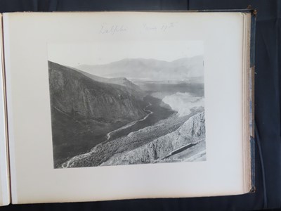 Lot 83 - PHOTOGRAPH ALBUM OF S.Y. 'SEMIRAMIS' R.Y.S. CRUISE, 1910