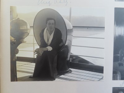 Lot 83 - PHOTOGRAPH ALBUM OF S.Y. 'SEMIRAMIS' R.Y.S. CRUISE, 1910