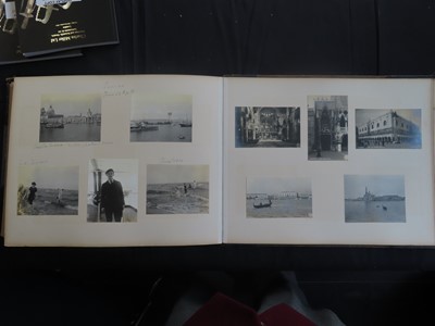 Lot 83 - PHOTOGRAPH ALBUM OF S.Y. 'SEMIRAMIS' R.Y.S. CRUISE, 1910