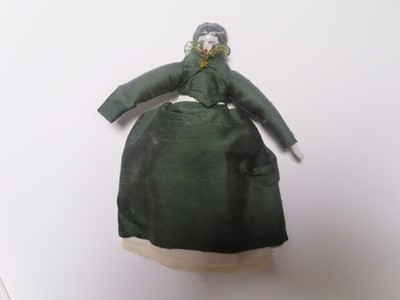 Lot 7 - A CHILD'S DOLL UNDERSTOOD TO BE FROM THE WRECK OF THE NORDDEUTSCHER LLOYD LINER S.S. 'DEUTSCHLAND', CIRCA 1875