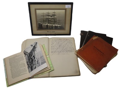 Lot 141 - SHIPPING AGENT OFFICE EPHEMERA FOR THE SAILING SHIPS OF GUSTAF ERIKSON, CIRCA 1930