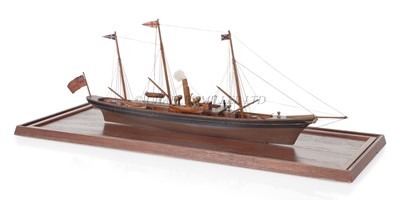 Lot 88 - A SAILOR'S MODEL FOR THE STEAM YACHT 'MIRANDA', CIRCA 1915