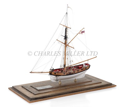 Lot 225 - A WELL-PRESENTED AND DETAILED 1:96 SCALE MODEL FOR H.M. CUTTER 'ENTREPRENANTE' OF TRAFALGAR FAME