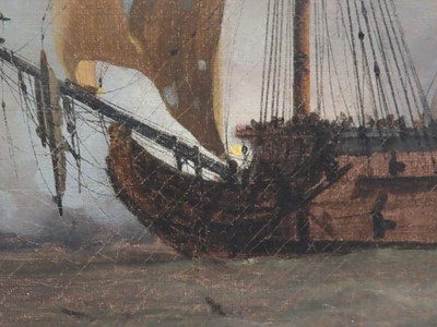 Lot 180 - ATTRIBUTED TO ISAAC SAILMAKER (DUTCH, C. 1633-1721) - Battle of Solebay, May 28th 1672