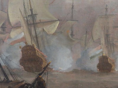 Lot 180 - ATTRIBUTED TO ISAAC SAILMAKER (DUTCH, C. 1633-1721) - Battle of Solebay, May 28th 1672