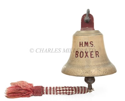 Lot 335 - SHIP'S BELL FOR H.M.S. 'BOXER', CIRCA 1943