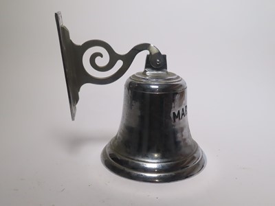 Lot 53 - A SHIP'S BELL FROM THE 'MARGARETE', 1912