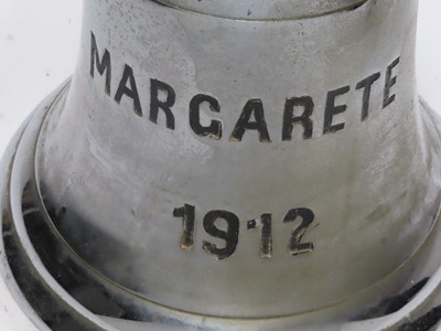Lot 53 - A SHIP'S BELL FROM THE 'MARGARETE', 1912