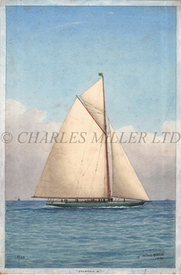 Lot 73 - WILLIAM FREDERICK MITCHELL (BRITISH, 1845-1914) - The J Class yacht 'Shamrock IV'