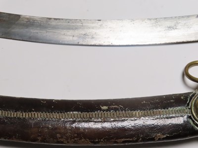 Lot 206 - A SCIMITAR PRESENTED TO CAPTAIN JAMES KEARNEY WHITE R.N. ABOARD H.M.S. 'NORTHUMBERLAND' BY NAPOLEON BONAPARTE, ST. HELENA, 1815