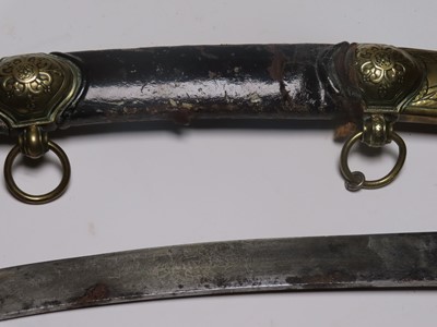 Lot 206 - A SCIMITAR PRESENTED TO CAPTAIN JAMES KEARNEY WHITE R.N. ABOARD H.M.S. 'NORTHUMBERLAND' BY NAPOLEON BONAPARTE, ST. HELENA, 1815