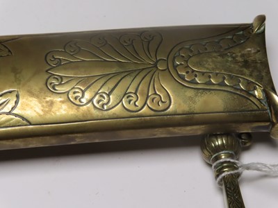 Lot 206 - A SCIMITAR PRESENTED TO CAPTAIN JAMES KEARNEY WHITE R.N. ABOARD H.M.S. 'NORTHUMBERLAND' BY NAPOLEON BONAPARTE, ST. HELENA, 1815