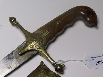Lot 206 - A SCIMITAR PRESENTED TO CAPTAIN JAMES KEARNEY WHITE R.N. ABOARD H.M.S. 'NORTHUMBERLAND' BY NAPOLEON BONAPARTE, ST. HELENA, 1815