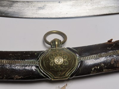 Lot 206 - A SCIMITAR PRESENTED TO CAPTAIN JAMES KEARNEY WHITE R.N. ABOARD H.M.S. 'NORTHUMBERLAND' BY NAPOLEON BONAPARTE, ST. HELENA, 1815