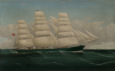 Lot 26 - FREDERICK J. TUDGAY (BRITISH, 1841-1921) - The wool clipper 'Samuel Plimsoll' in full sail