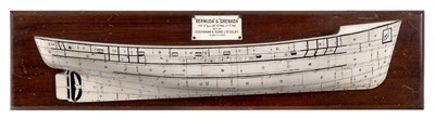 Lot 170 - A 1:48 SCALE BUILDER'S HALF BLOCK PLATING MODEL FOR THE TRAWLERS BERMUDA AND GRENADA, BUILT BY COCHRANE & SONS LTD, SELBY, 1954