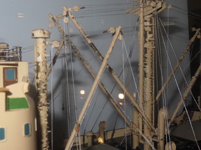 Lot 159 - A BUILDER'S MODEL FOR THE M.S. 'TASCO' BUILT BY BURMEISTER & WAINS FOR WILH. WILHELMSEN, TØMSBERG, 1949